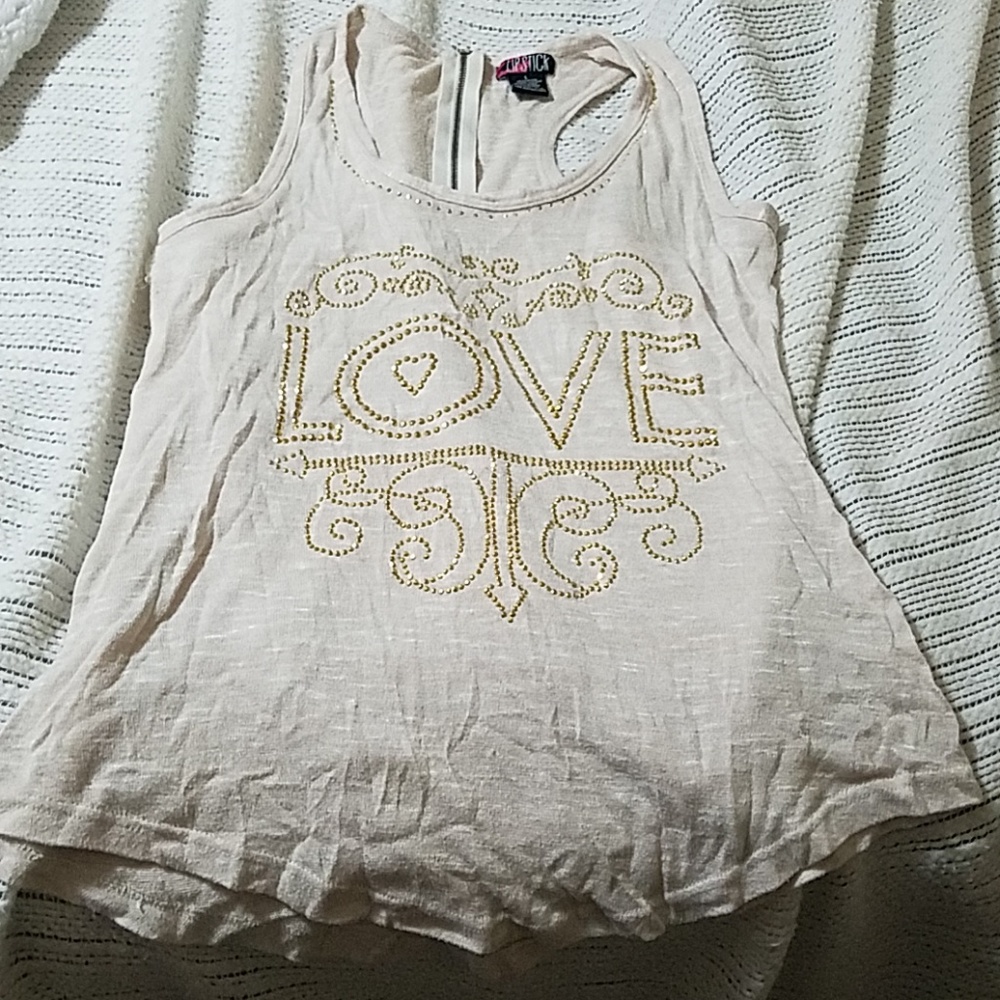 Lipstick tank tunic